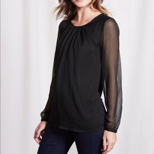 NAVY Boden Eve Top WO111 Size US 8